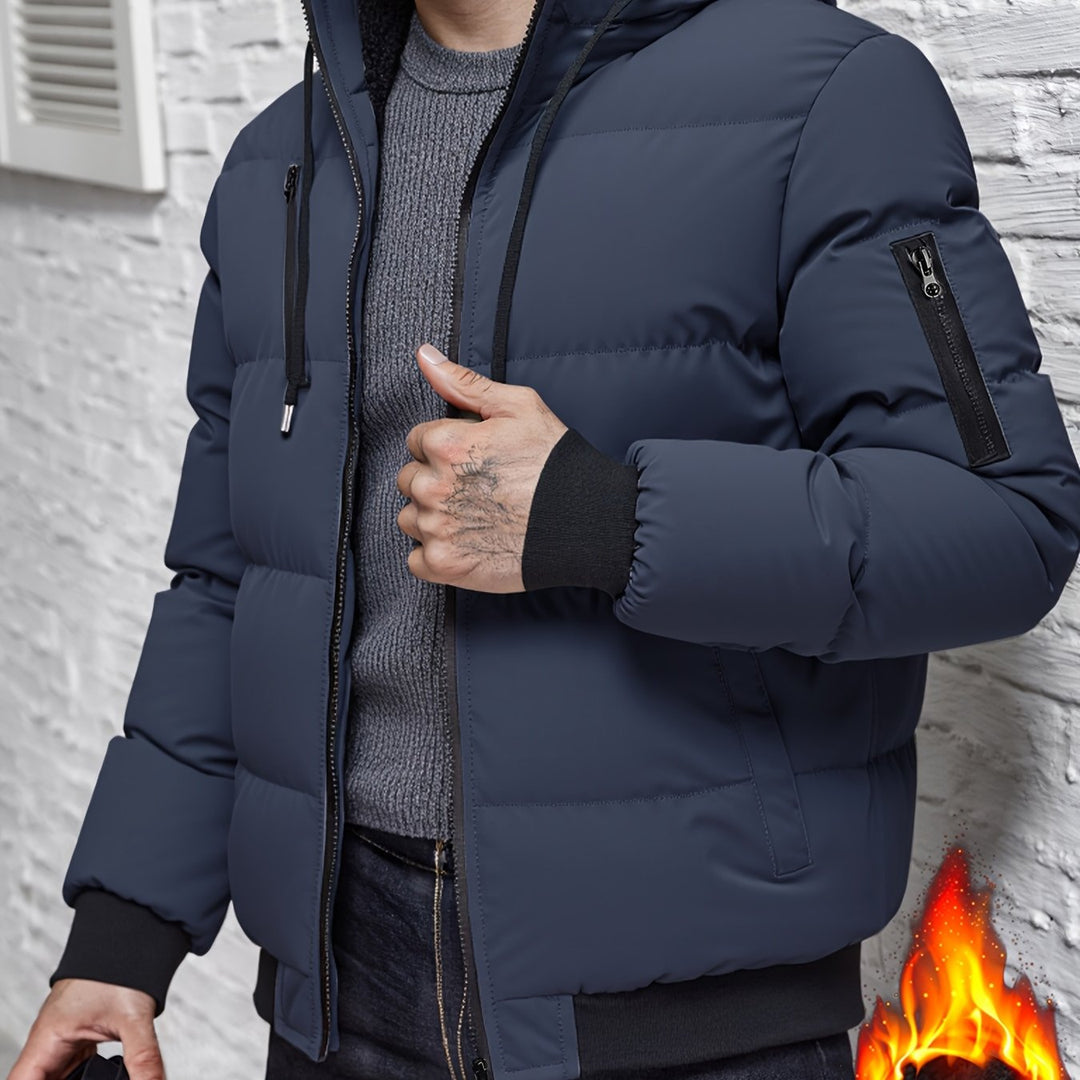 Bruce | Quilted Hooded Winter Jacket