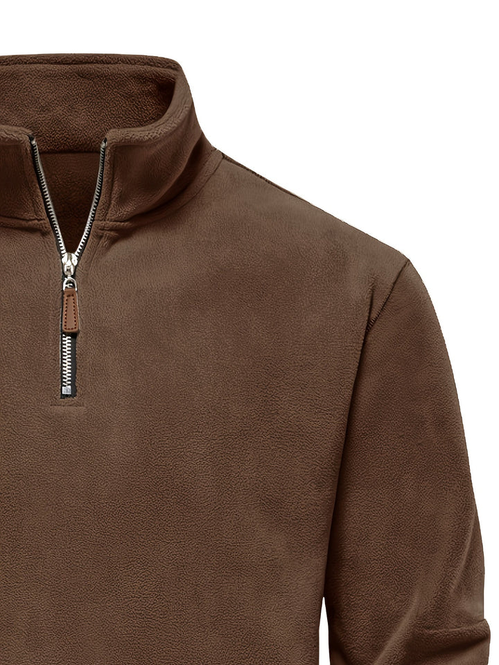 Hugo | Half-Zip Stand-Collar Pullover