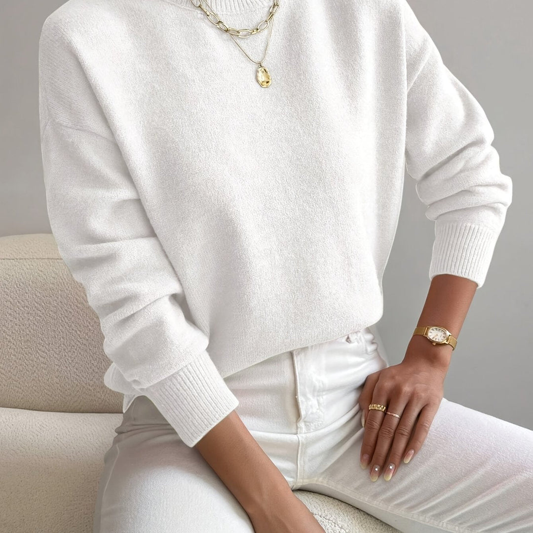 Lorelei | Refined Mock Neck Jumper