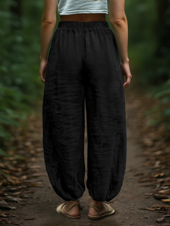 Marjorie | Relaxed Drawstring Lantern Trousers