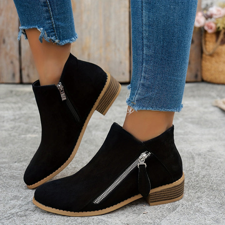 Bianca | Everyday Side-Zip Ankle Boots