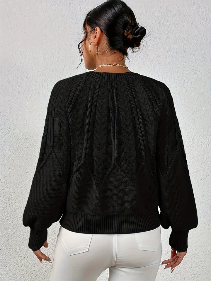 Eleanor | Relaxed Cable-Knit Jumper