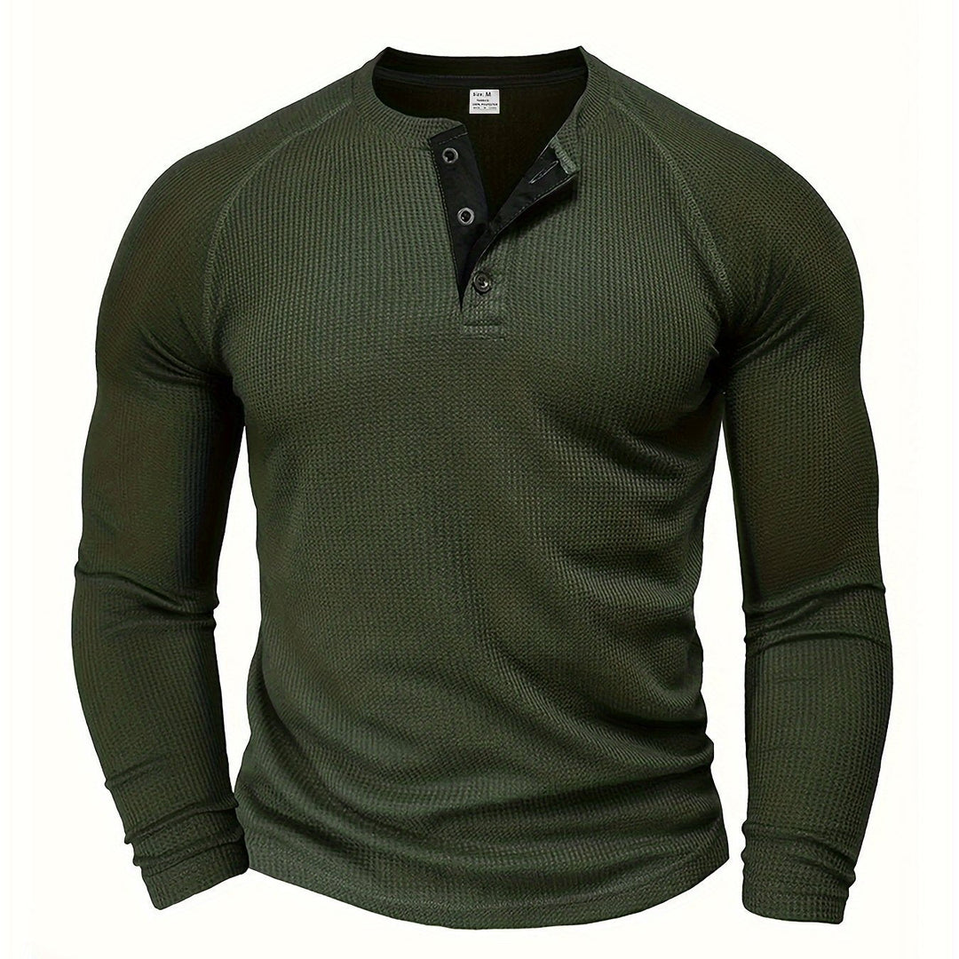 Graham | Classic Button Henley Shirt