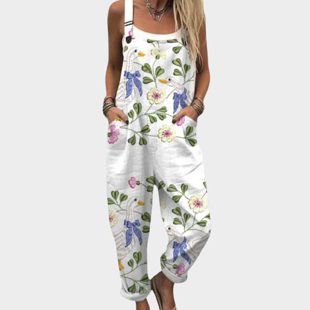 Angelica | Elegant Floral Printed Jumpsuit