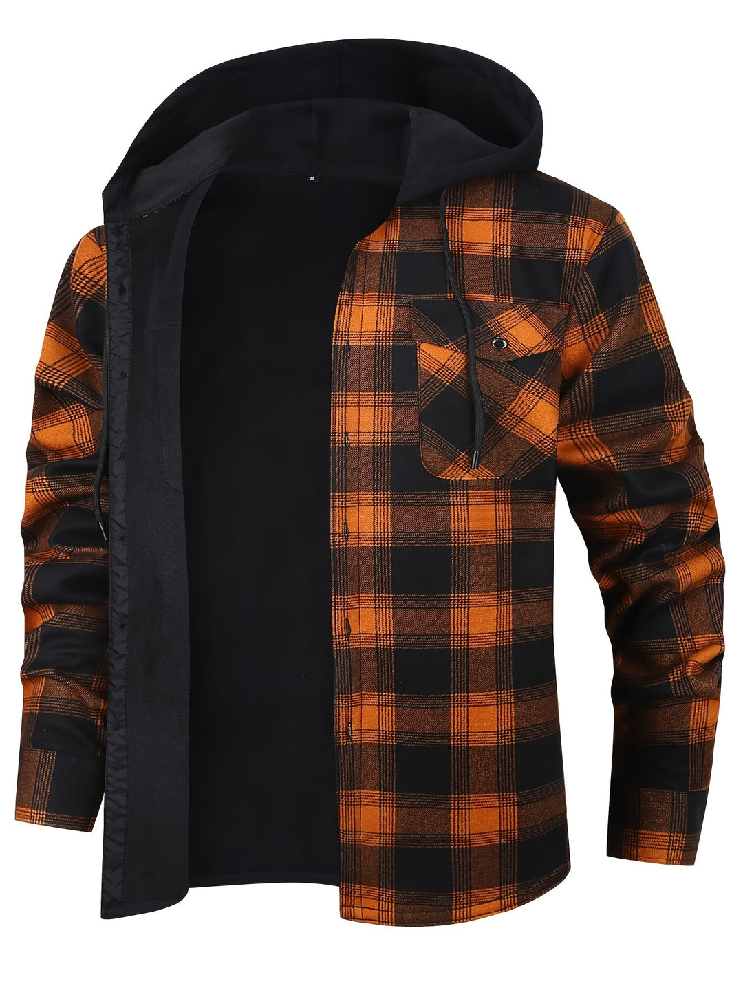 Desmond | Hooded Check Shirt Jacket