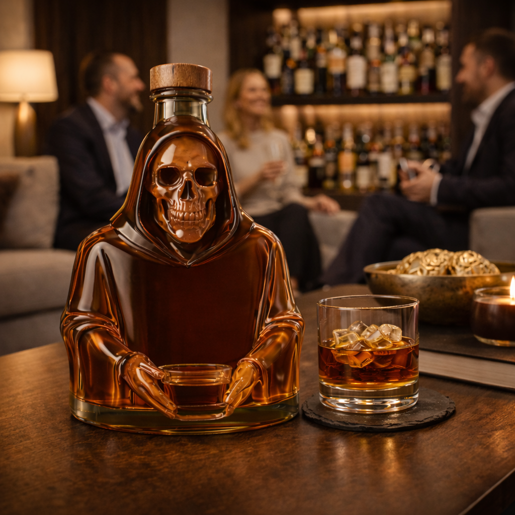 Roger | Whisky Bottle Death Design