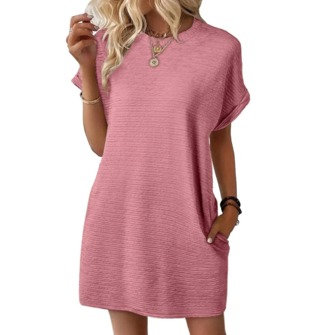 Ivanna | Casual Round Neck Summer Dress