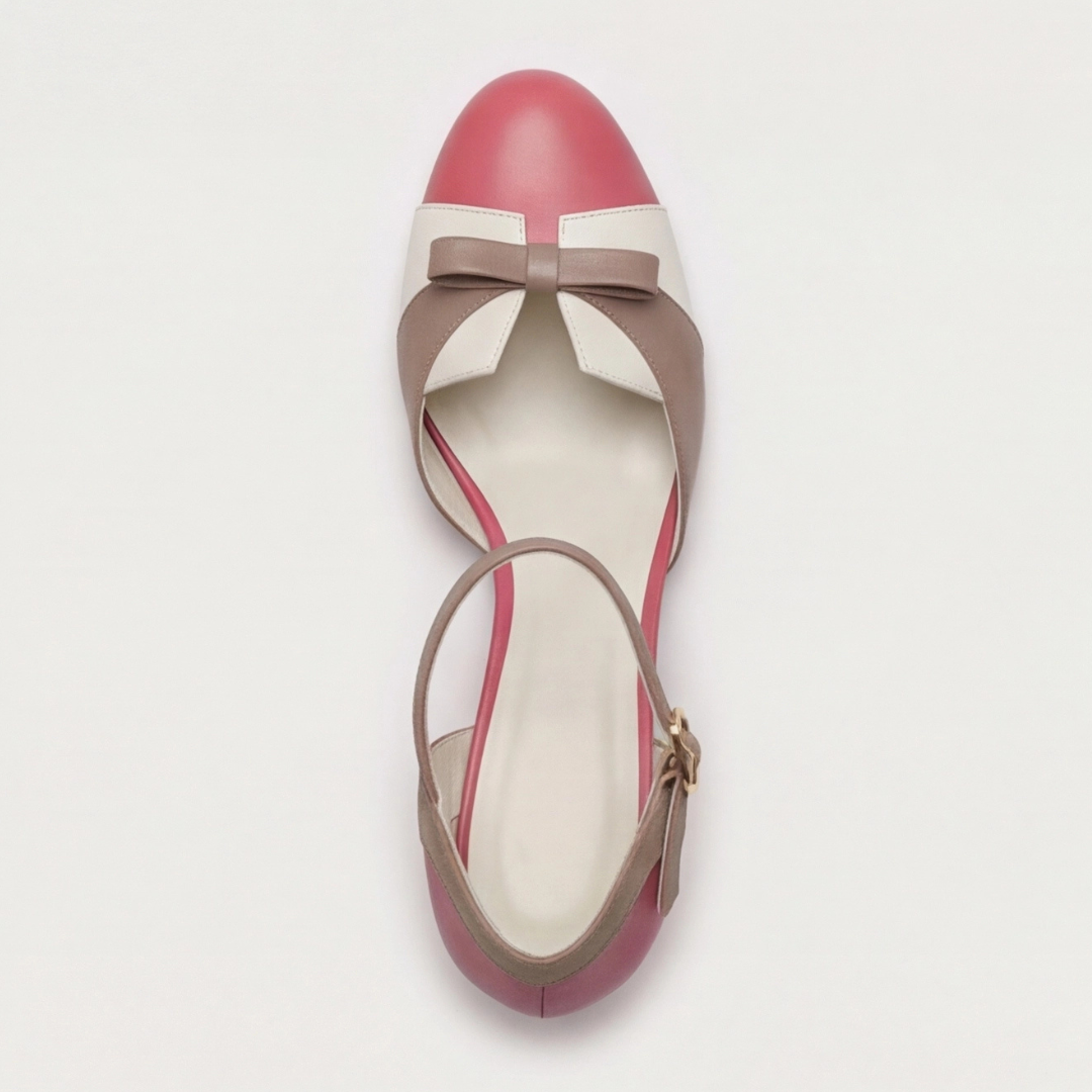 Alana | Comfortable Color Block Heels