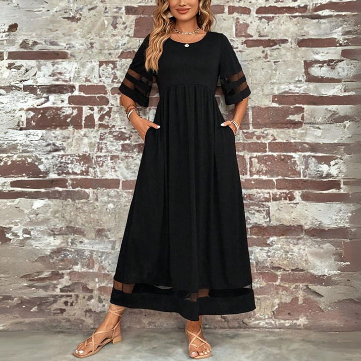 Aubrey | Elegant Tummy-Smoothing Midi Dress