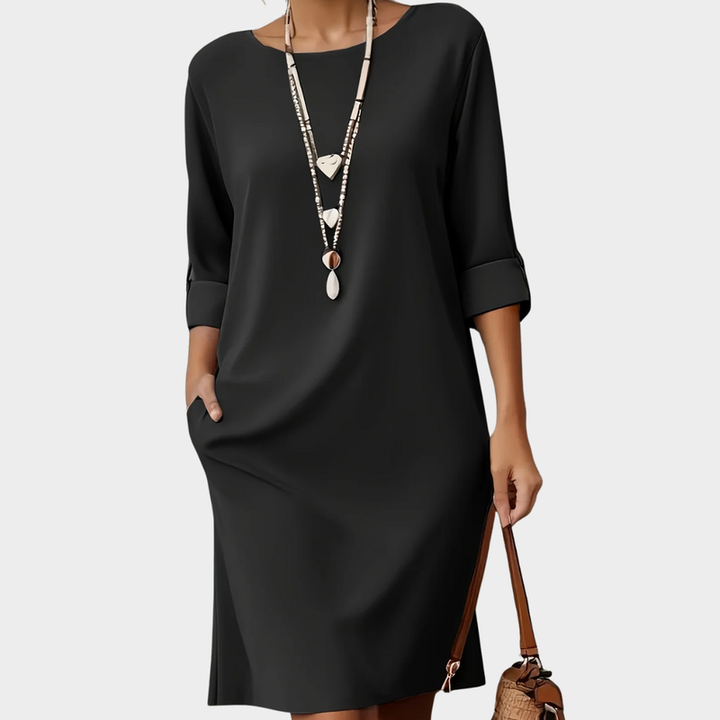 Emily | Comfortable Round Neck Dress