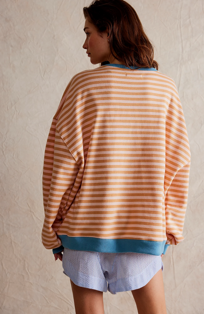 Paula | Striped Round-Neck Pullover