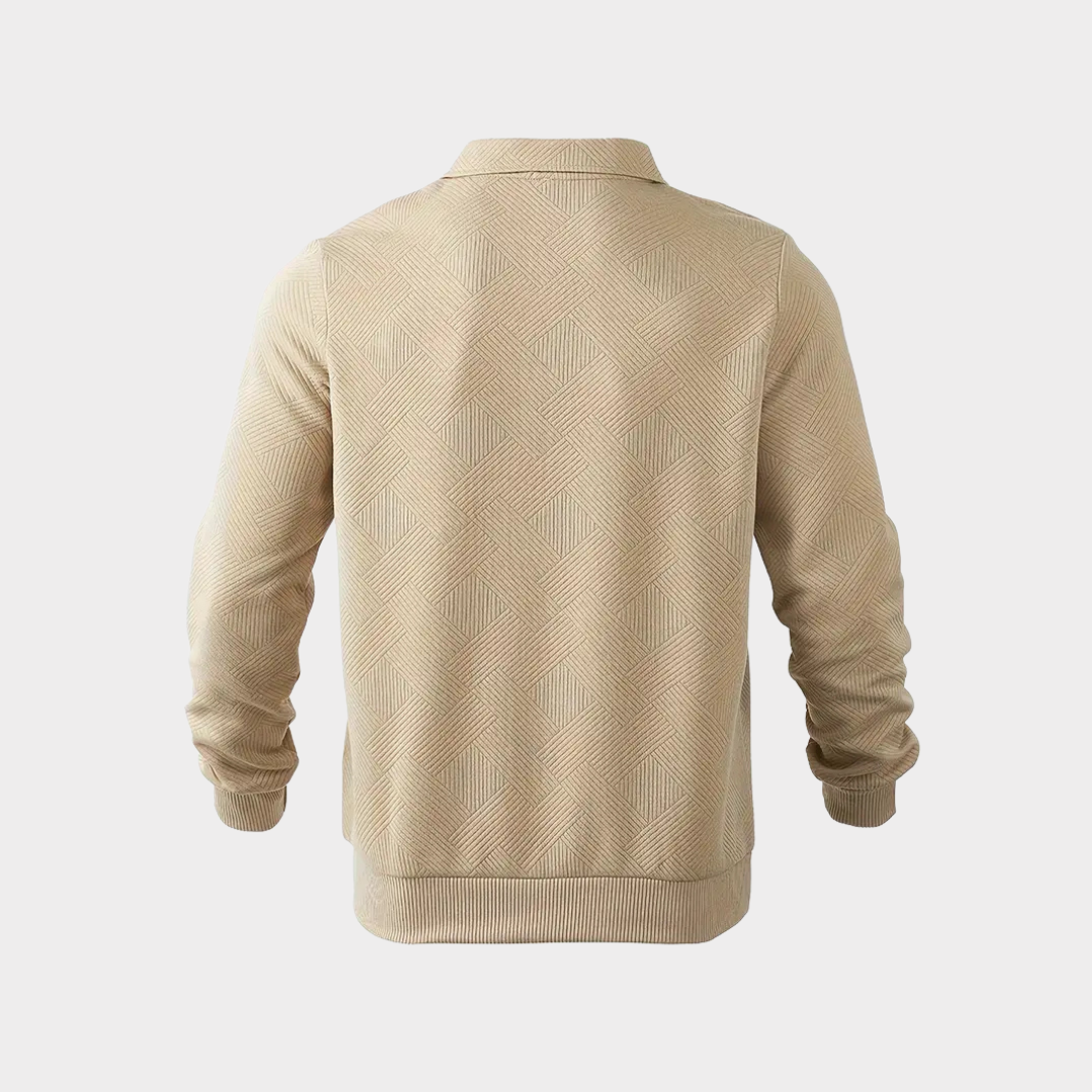 Hudson | Textured Half-Zip Pullover