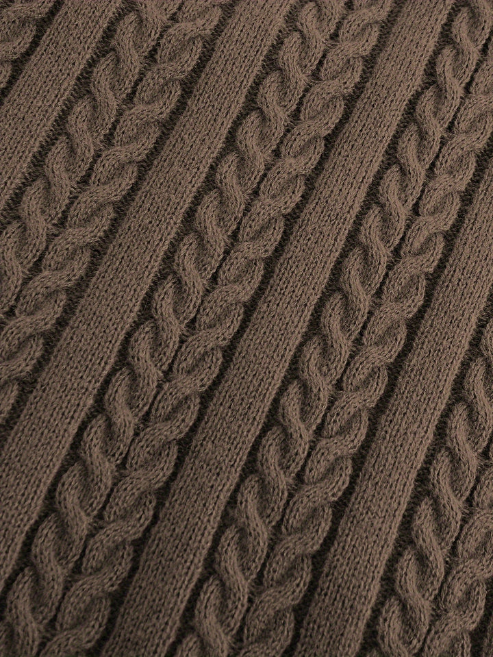 Gideon | Cable-Knit V-Neck Jumper Vest