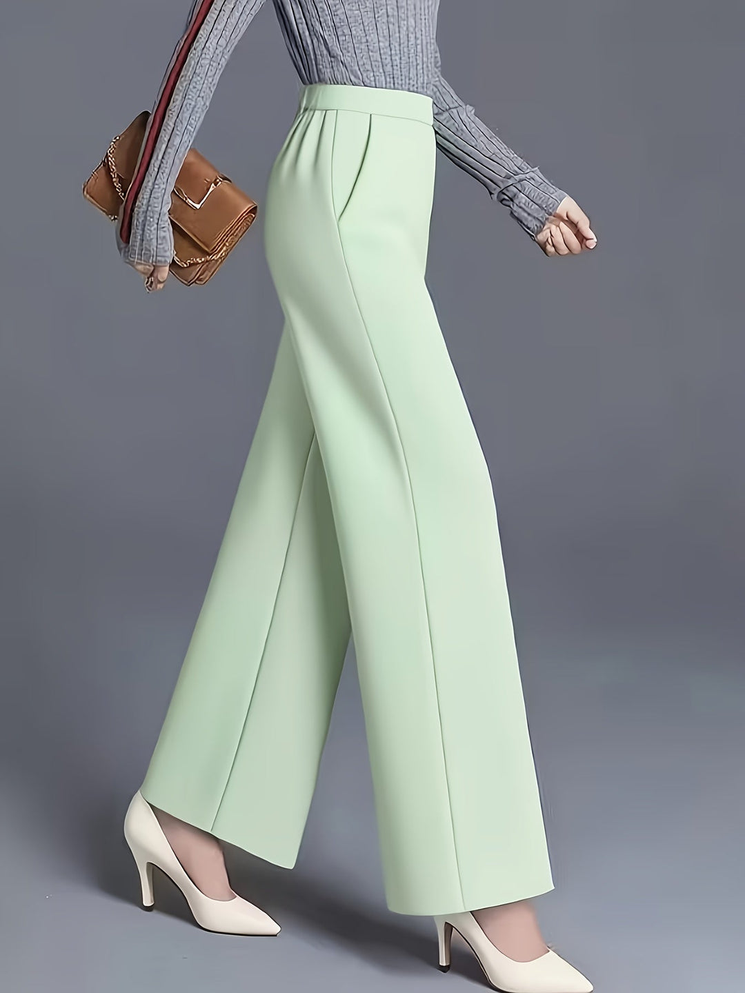 Josie | High-Waisted Wide-Leg Trousers