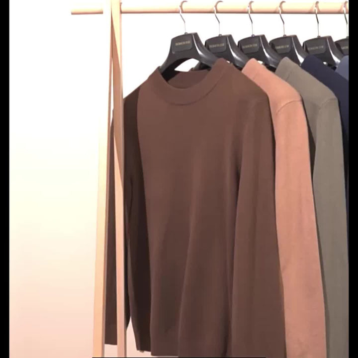 Russell | Refined Mock-Neck Jumper