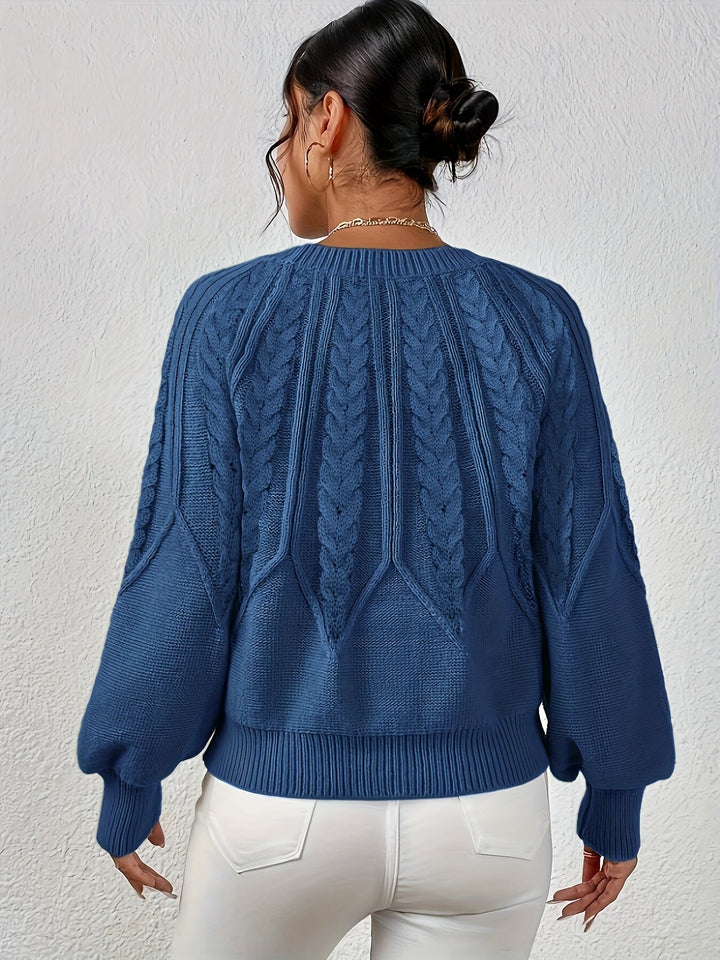 Eleanor | Relaxed Cable-Knit Jumper