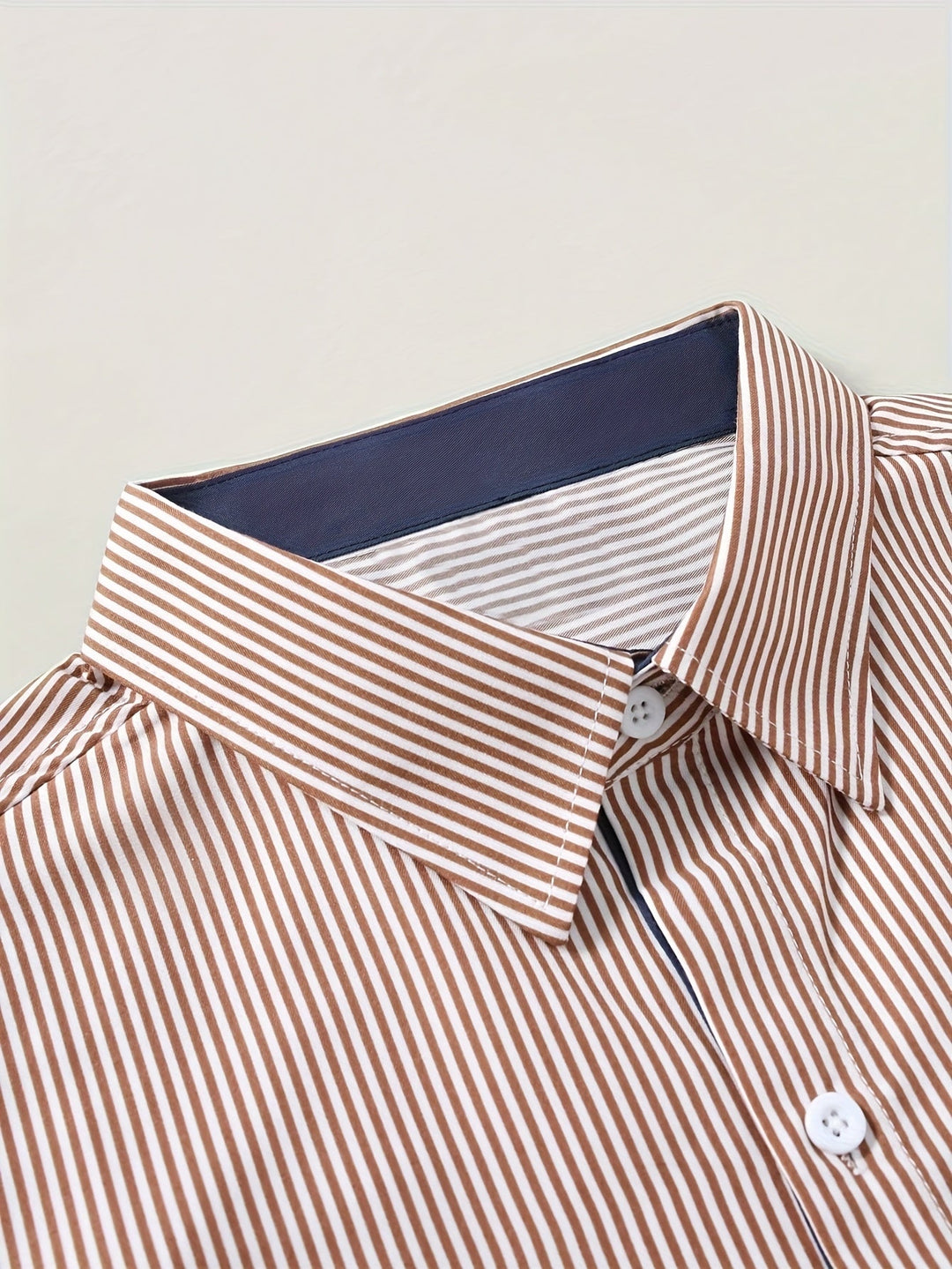 Desmond | Refined Striped Long Sleeve Shirt