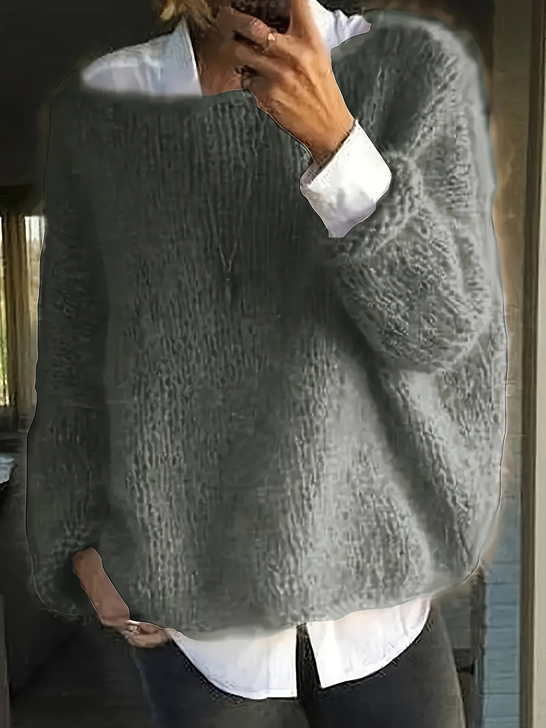 Noreen | Relaxed Crew Neck Jumper