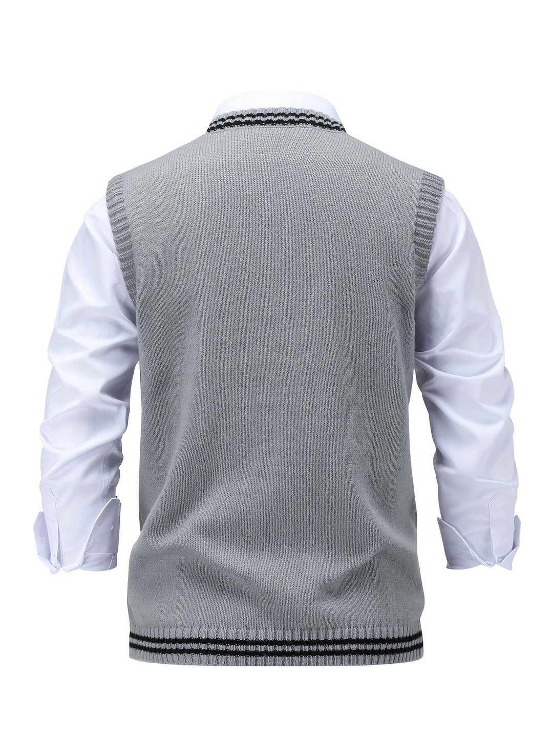 Gideon | Cable-Knit V-Neck Jumper Vest