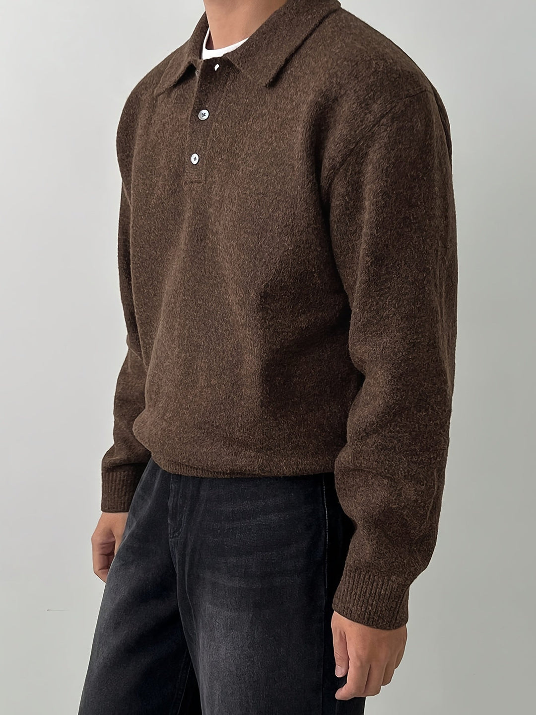 Landon | Refined Polo Collar Jumper