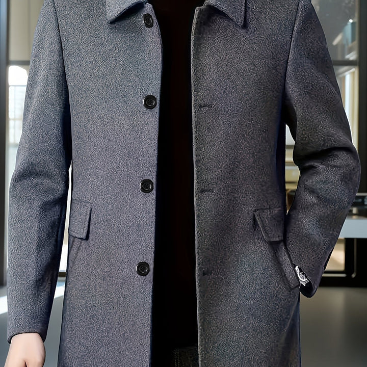 Gerard | Refined Single-Breasted Overcoat
