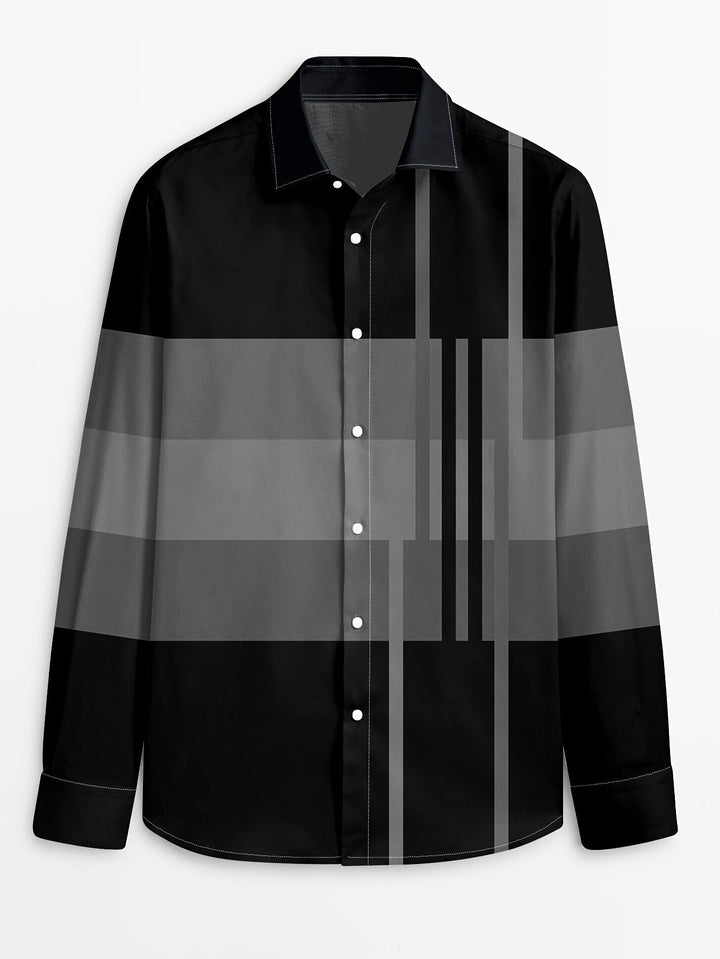 Rueben | Colour-Block Long-Sleeve Shirt