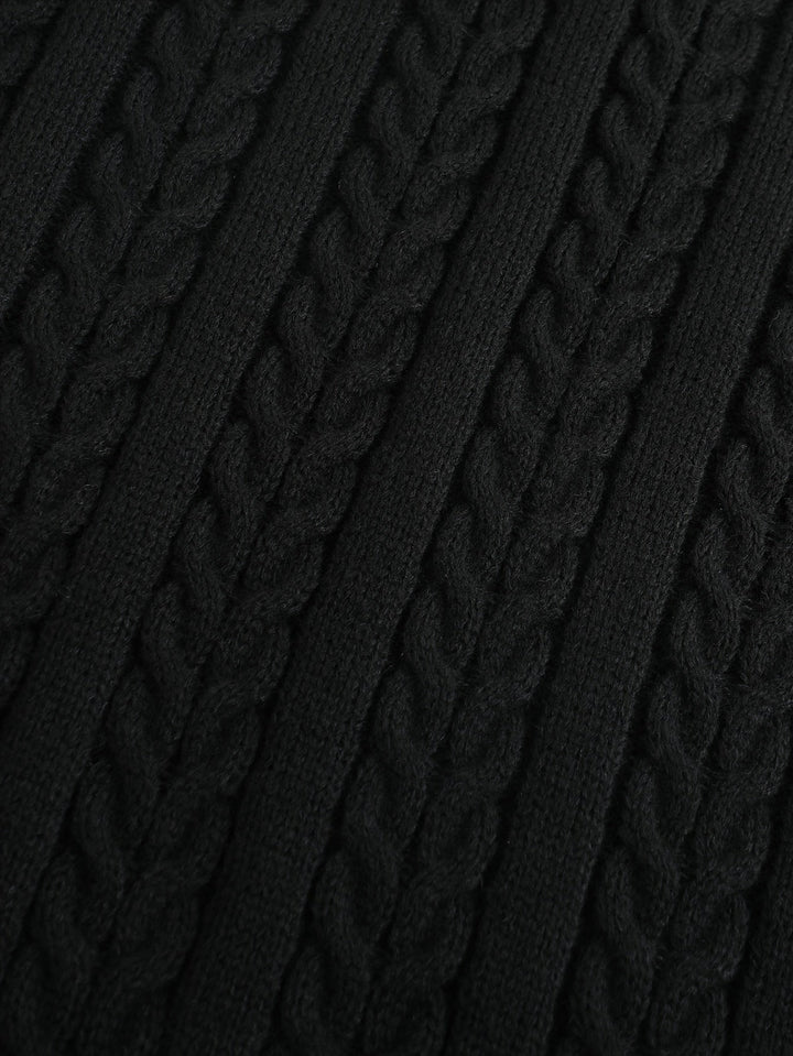 Gideon | Cable-Knit V-Neck Jumper Vest