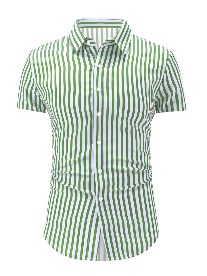 Grant | Refined Striped Short Sleeve Shirt