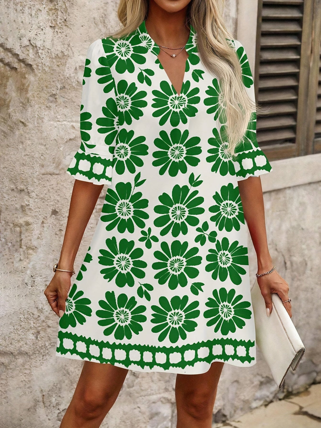 Georgia | Floral Bloom Mini Dress