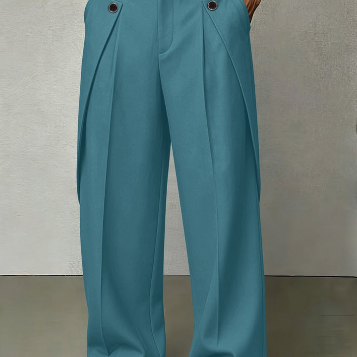 Hudson | Pleated Wide-Leg Trousers