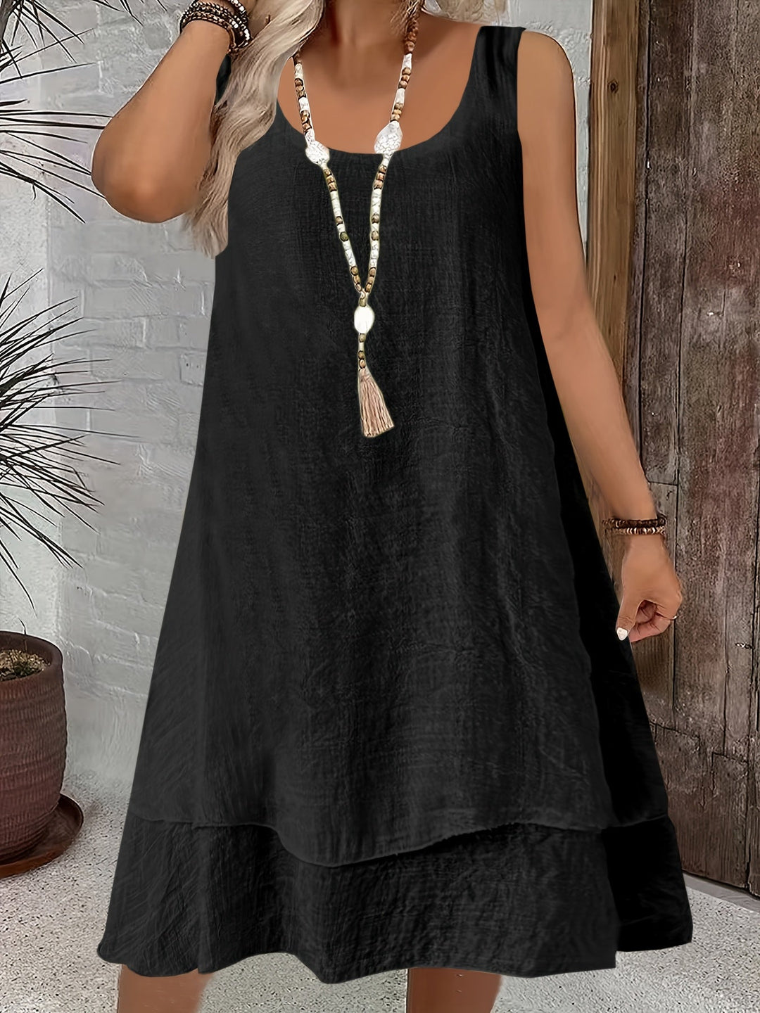 Elise | Flowing Sleeveless Summer Dress