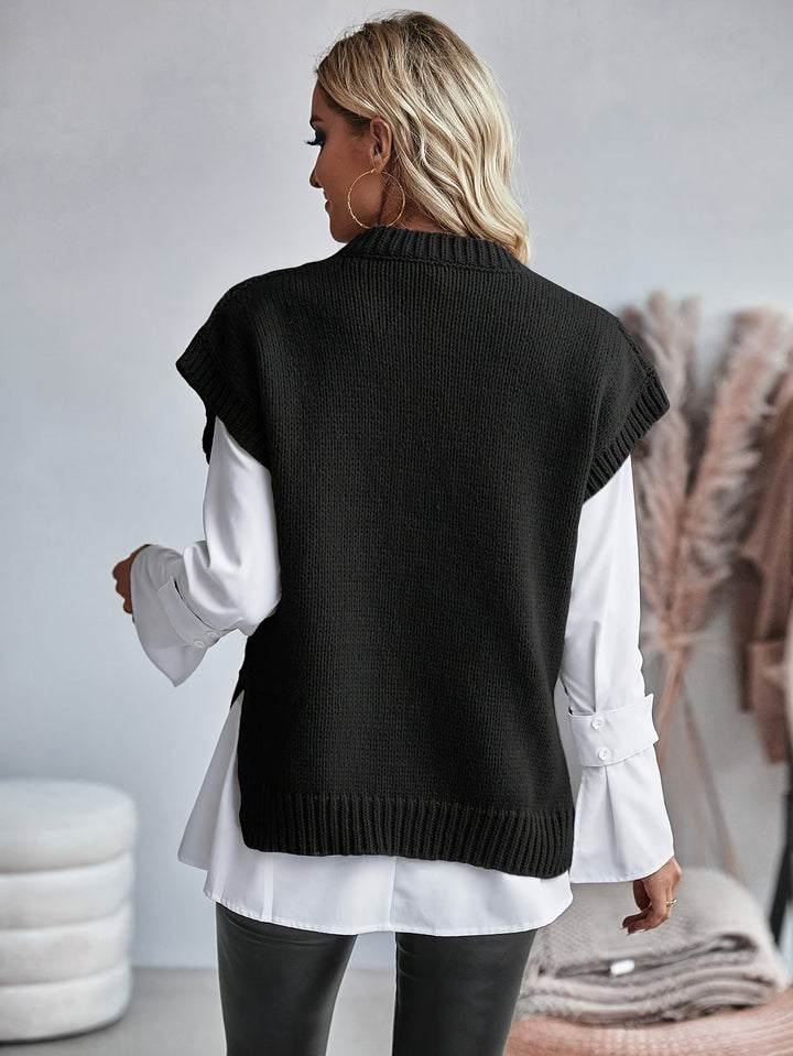 Bridget | Cozy Cable-Knit Jumper Vest
