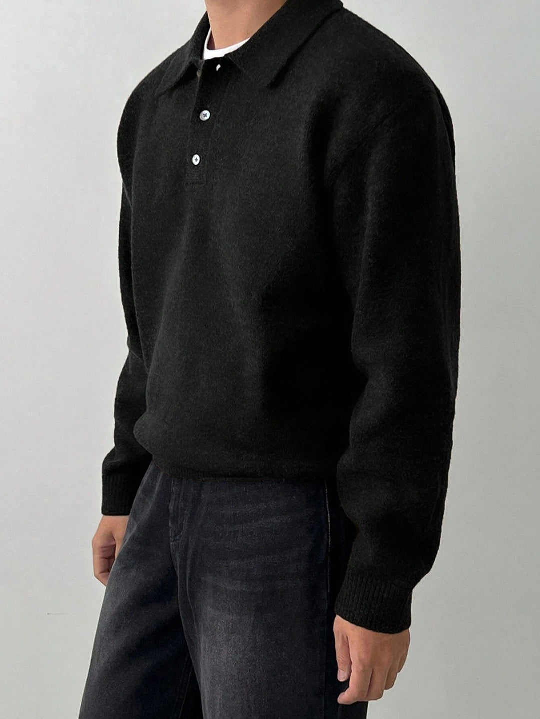 Landon | Refined Polo Collar Jumper
