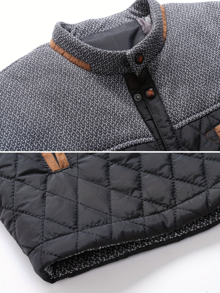Gideon | Quilted Stand-Collar Jacket