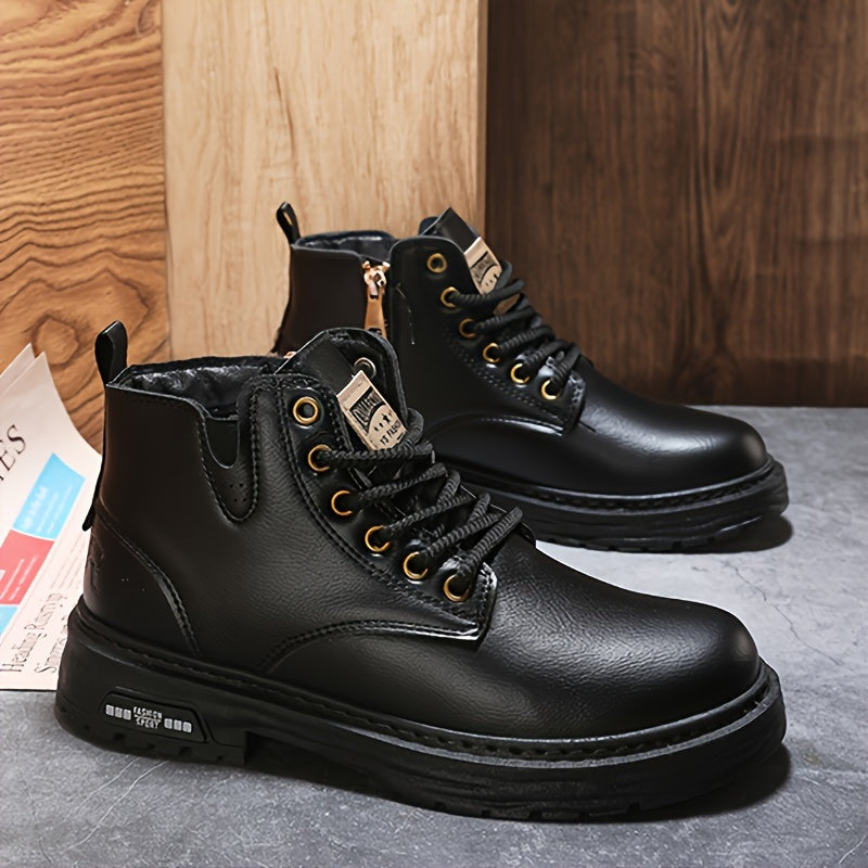 Duncan | Rugged High-Top Lace-Up Boots