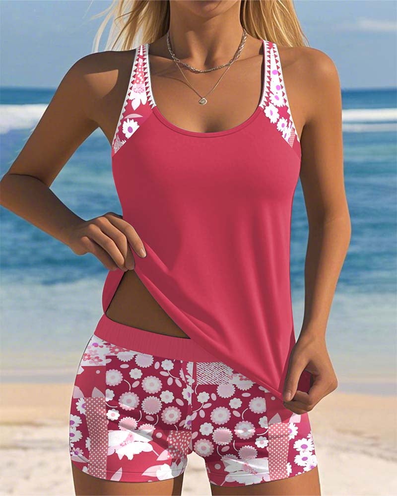 Stella | Trendy Printed Swimsuit Set