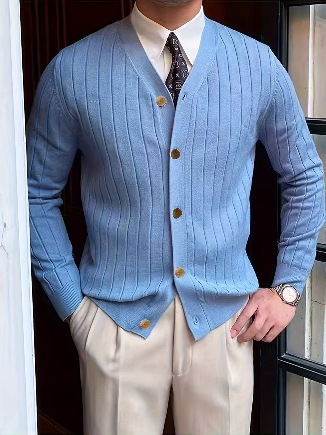Oliver | Classic Button-Up Cardigan
