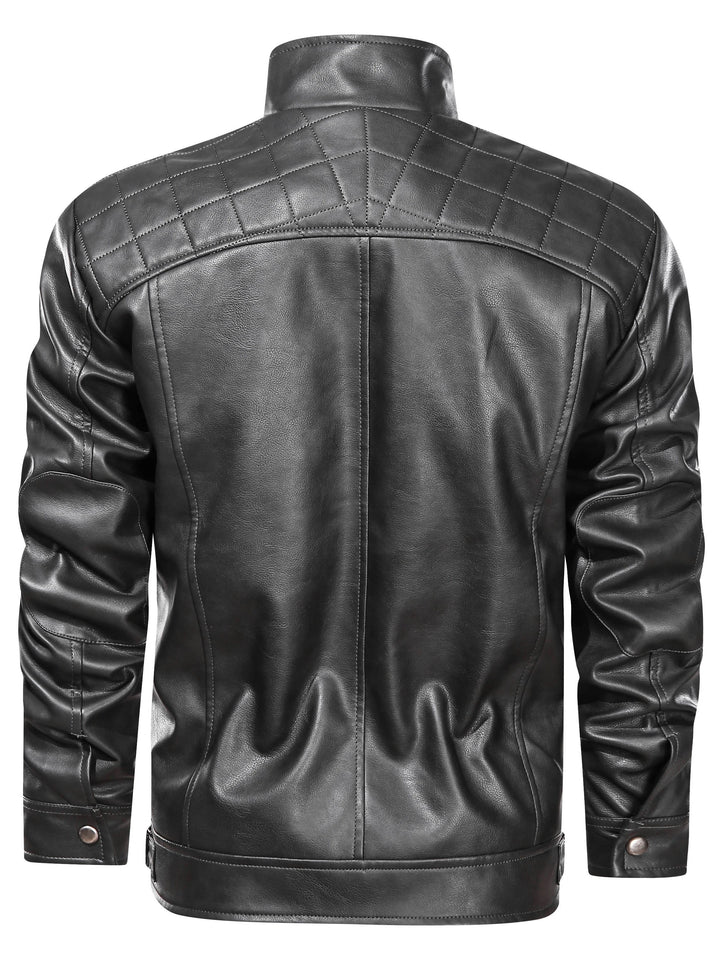 Ronan | Stand-Collar Biker Jacket