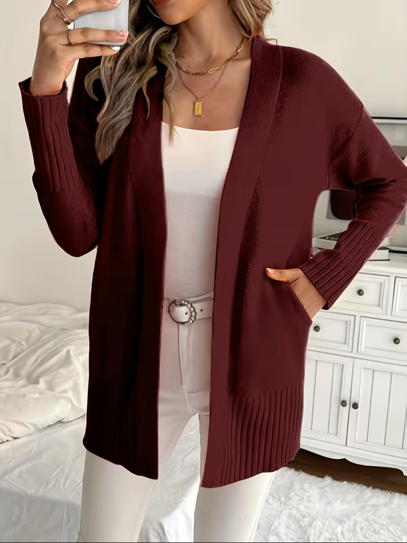 Deanna | Relaxed Open-Front Cardigan