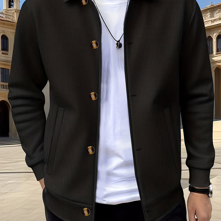 Foster | Textured Button-Up Jacket
