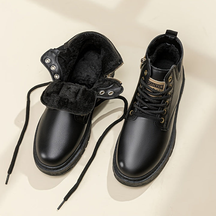 Duncan | Rugged High-Top Lace-Up Boots