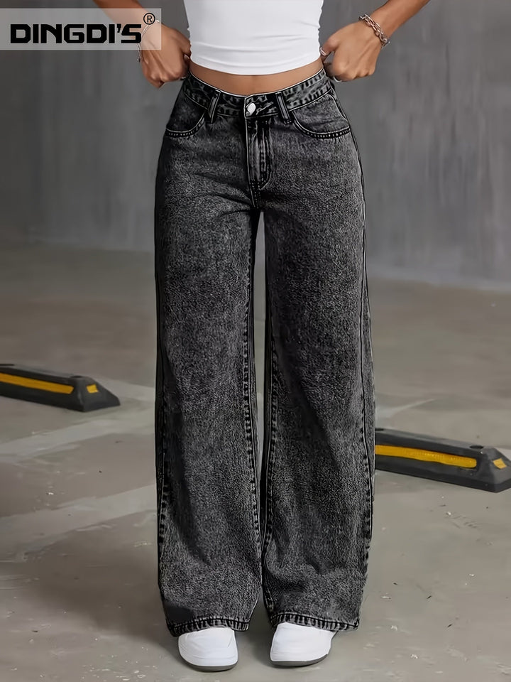 Tamsin | High-Waisted Wide-Leg Jeans