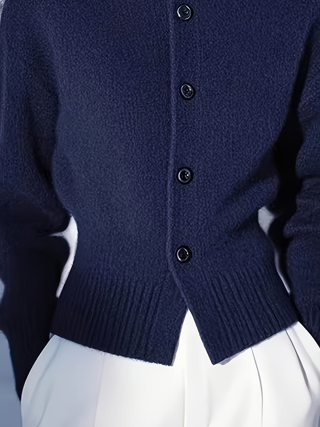 Margot | High-Neck Button Cardigan