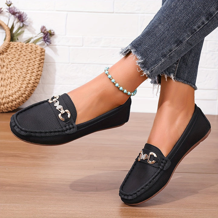 Nora | Elegant Buckle Loafers