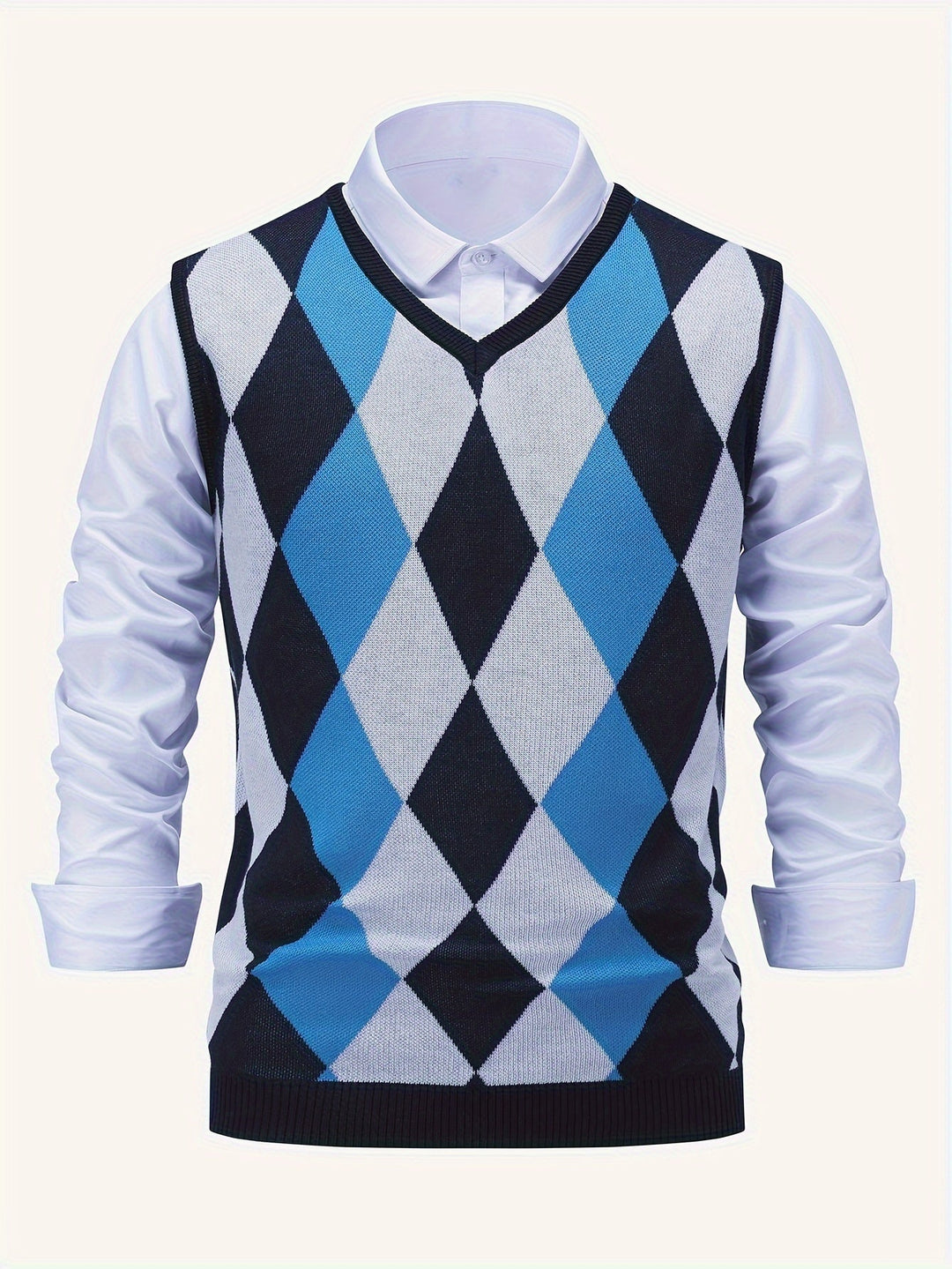 Chandler | Classic Argyle Jumper Vest