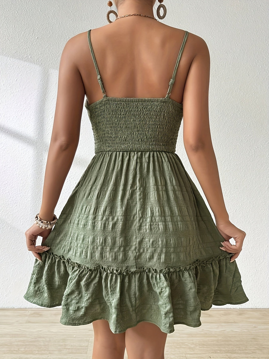 Marina | Breezy Ruched Mini Dress
