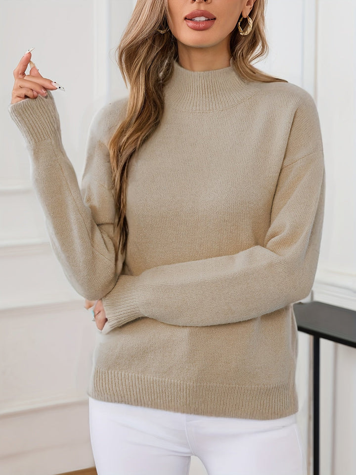 Lorelei | Refined Mock Neck Jumper