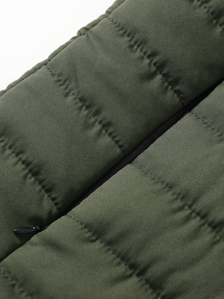 Donovan | Quilted Stand-Collar Vest