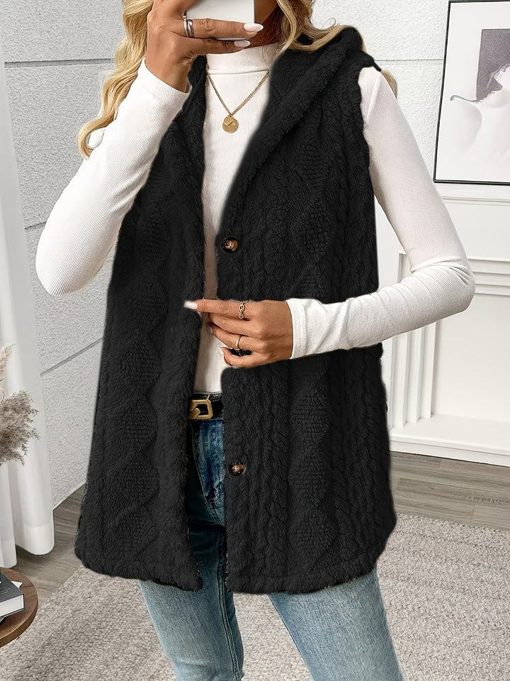 Lorna | Cozy Hooded Sleeveless Vest