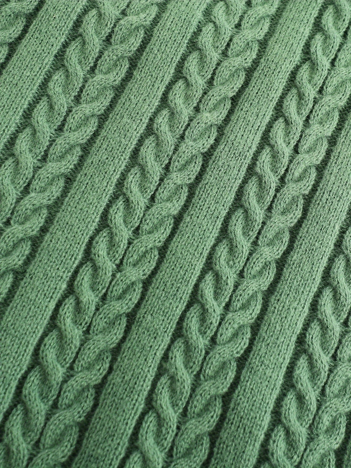 Gideon | Cable-Knit V-Neck Jumper Vest